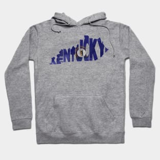 Kentucky Typo Map Hoodie